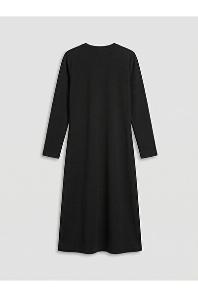 LC Waikiki Crew Neck Drawstring Dress