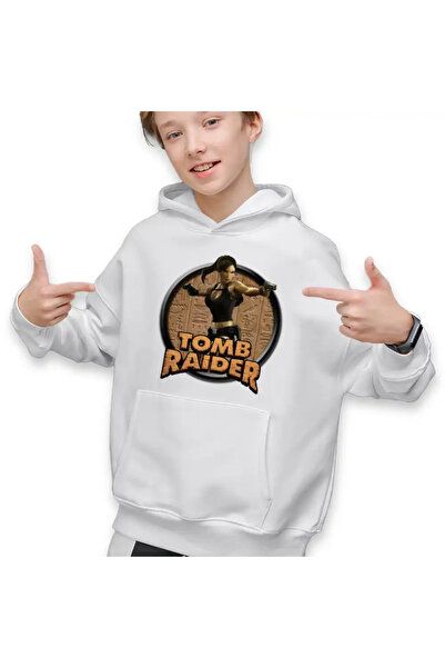 OEM Kids Boys Tomb Raider Archaeologist Egypt Lara Croft Soldier Sweatshirt