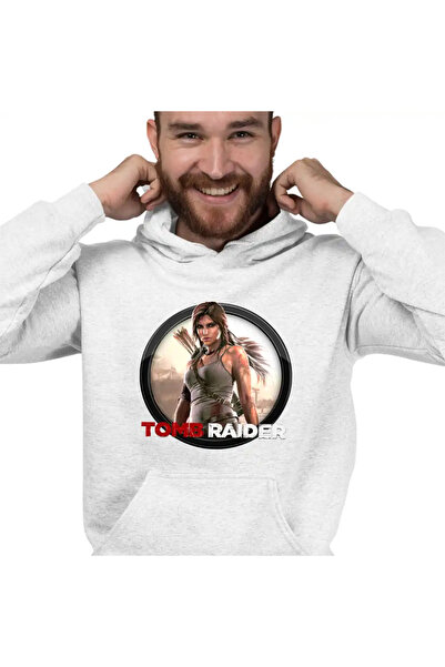 OEM Men's Hoodie Tomb Raider Lara Croft War Camouflage