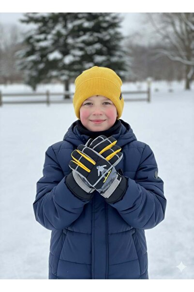 MİNİKO KİDS Ki̇tti̇ 422-0013 Children 9-14 Snow Ski Gloves