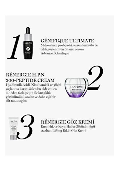 ✨ Lancome Renergie H.P.N. 300 Peptide Cream ile gençleş!