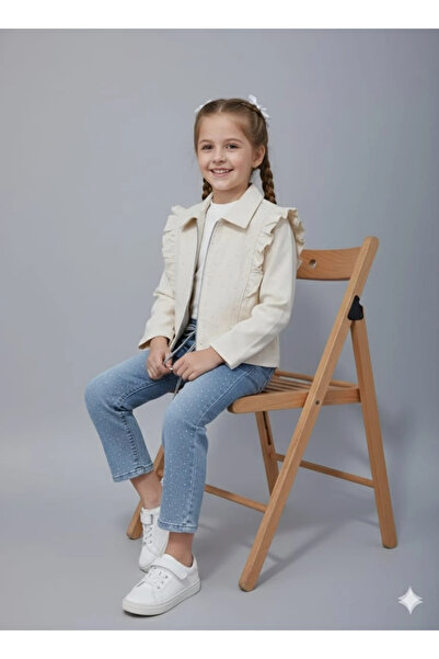 Yonca Çocuk Burç Kids 2806 Girl's Stone Frilly 3-Piece Set