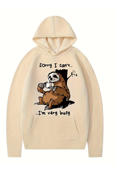 ibibik moda Printed Unisex Oversized /Relaxed Fit Basic Thick/Fleece Lined Ho...