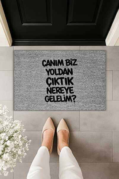 Dormot سجادة مدخل حديثة بطباعة رقمية - أحبتي لقد خرجنا من الطريق - أين نذهب -...
