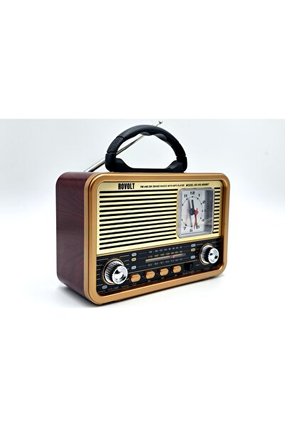 Rovolt Radio NS-8898BT cu Bluetooth – Radio AM/FM/SW cu 3 benzi, player USB/T...