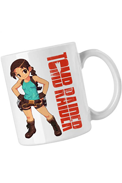 OEM Tomb Raider Mug Chibi Fan Art Lara Croft