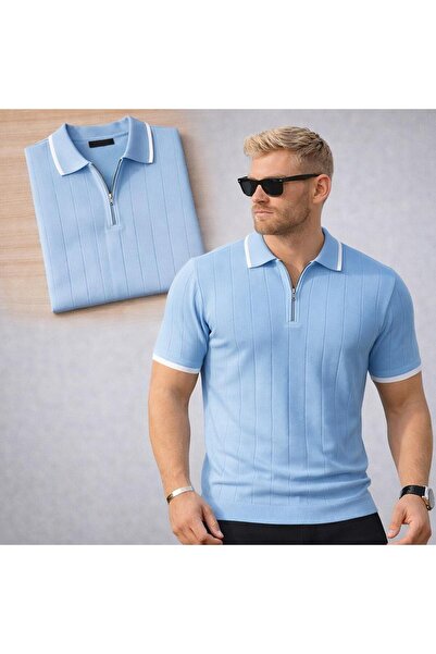 laçin life Πλεκτό μπλουζάκι με γιακά πόλο