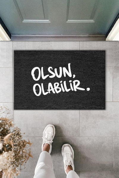 Rugmood طباعة رقمية حديثة - سجادة مدخل يمكن أن تكونها - سجادة أمام الباب