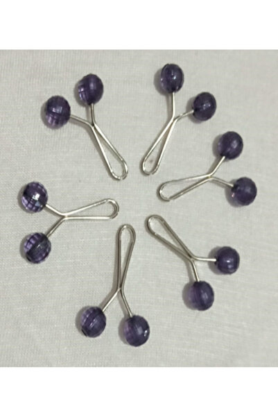 Melodi Scarf 12 Pieces of Hijab Beaded Scarf Buckle Shawl Clip