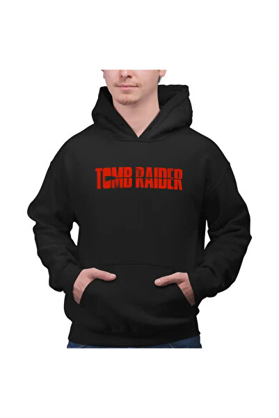 OEM Men's Sweatshirt Tomb Raider Logo Arrow Bow Lara Croft Army
