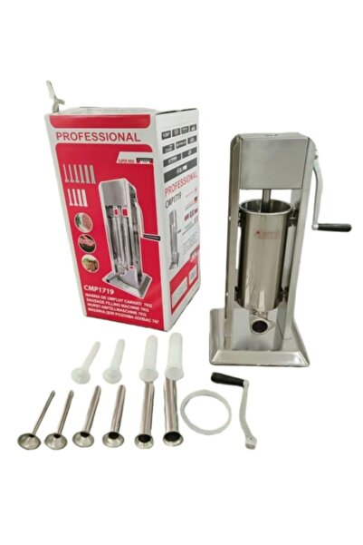 Campion Professional Sausage Filling Machine FULL-INOX, 7 KG, 6 Stainless Ste...