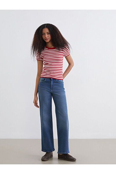 LC Waikiki Γυναικείο τζιν παντελόνι Özmarka New Season Wideleg