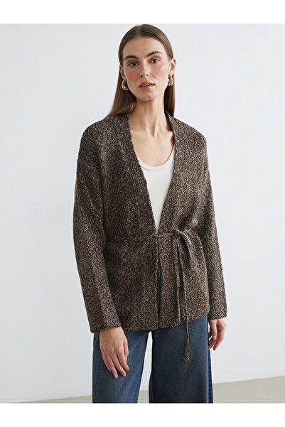 LC Waikiki Γυναικεία πλεκτή ζακέτα με μοτίβο σάλι νέας σεζόν Özmarka