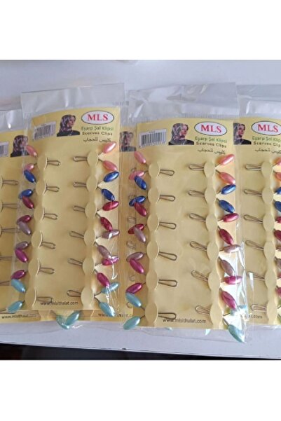 Melodi Scarf Clip pentru hijab, turban, șal, eșarfă, model picătură, 12 bucăț...