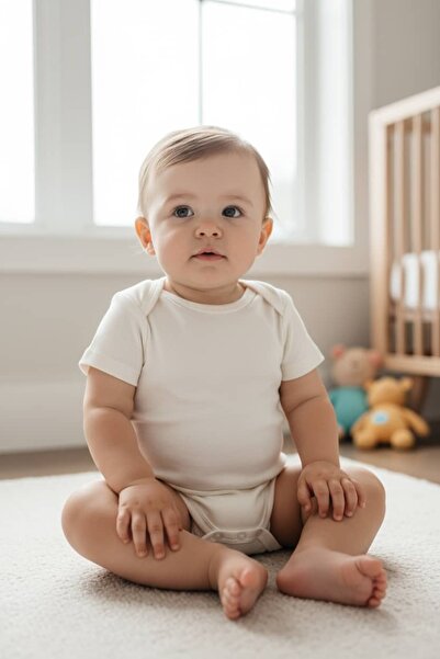 The Nest Kids مجموعة ملابس داخلية من القطن العضوي مكونة من قطعتين من Heart & ...