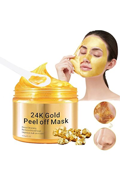 OEM 24-каратова златна пилинг маска, маска против стареене за хидратация и ан...