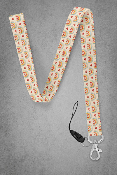 BUEMİ Rainbow Pattern Neck Strap, Neck Strap Lanyard, Card and Phone Holder -...