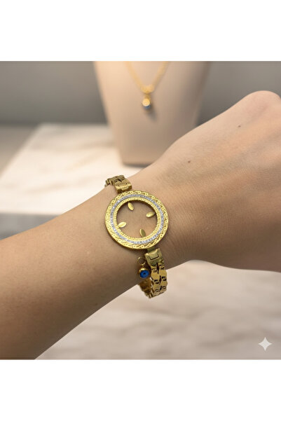 Aurabellaa Yarımlık Çelik Kelepçe Bilezik ✨