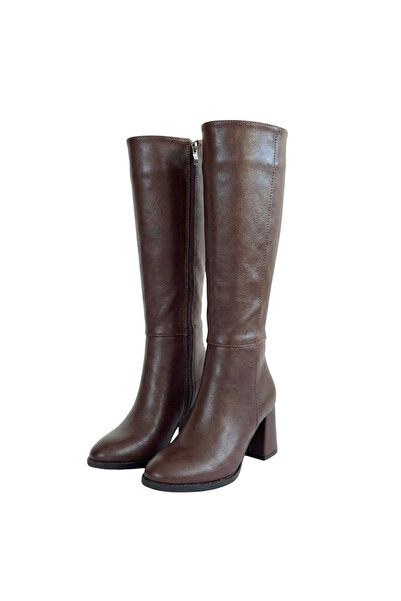 Barinoska Women's Leather Below-The-Knee Boots with Side Zipper, Jurdan Sole,...