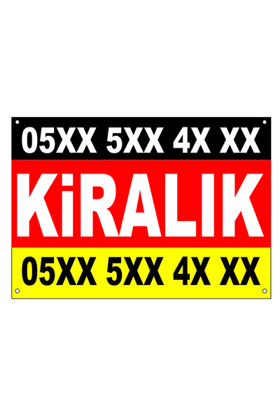 branda Kiralık Afiş Pankart 70x100cm