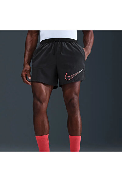 Nike شورت Dri-FIT Energy Stride 5BF للرجال باللون الأسود