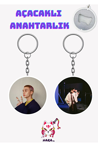 Hara Company Stray Kids Hyunjin Karma Album Keychain Opener Set (2-Piece)