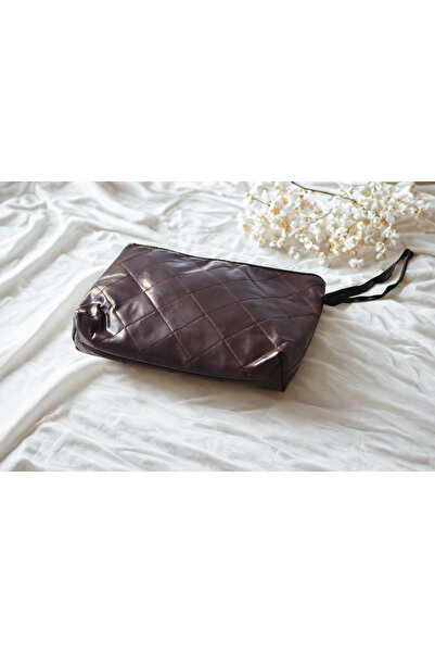 MOODMODA Women's Brown Clutch Portfolio Bag