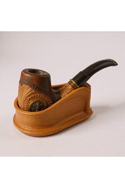 Mescolare 3D Yapımı Dekoratif Tekli Pipo Sehpası | Şık ve Dayanıklı