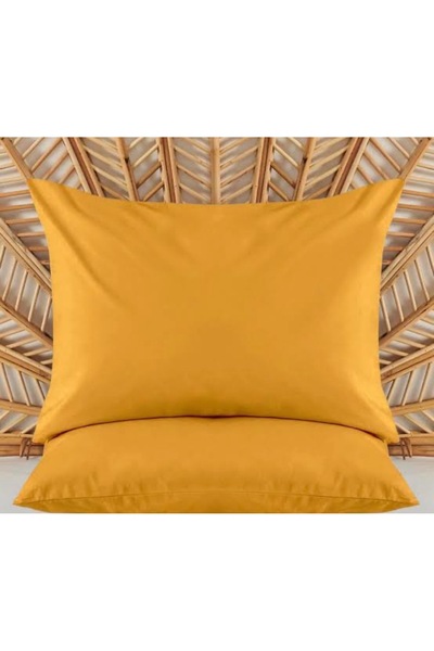calinahome Mustard Pillowcase 2 Pieces; 50X70