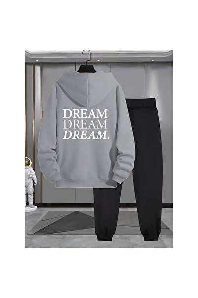 bellanova Men's Hooded Zippered Tracksuit Set – Set of 2, Digital Print, with...