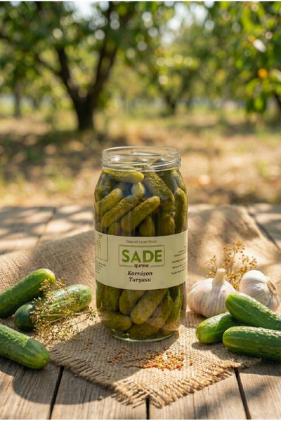 Sade Organik KORNİŞON TURŞU 660 CC
