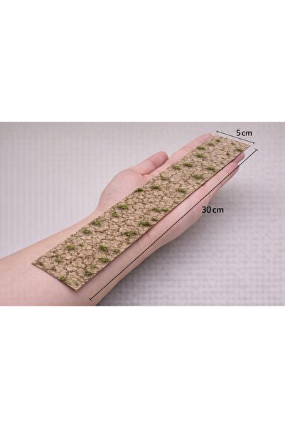 Yerli Toprak Orman Yolu Dekoratif Yapışkan Şerit 5x30 cm •Teraryum •Diorama •...