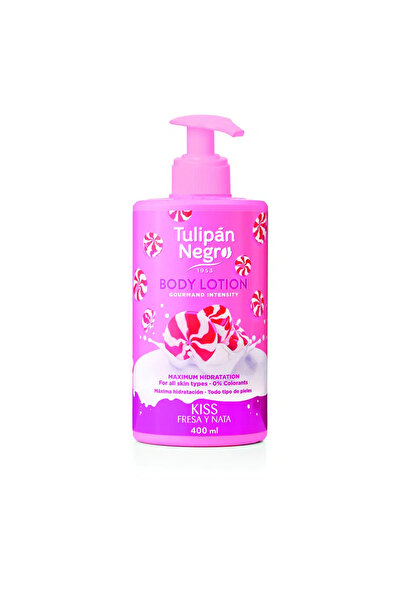 Tulipan Negro Crema de corp cu aroma de Capsuni 400ml