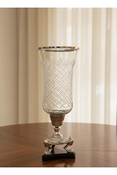 Mikasa Moor KRİSTAL GÜMÜŞ PİRİNÇ VAZO 50 cm