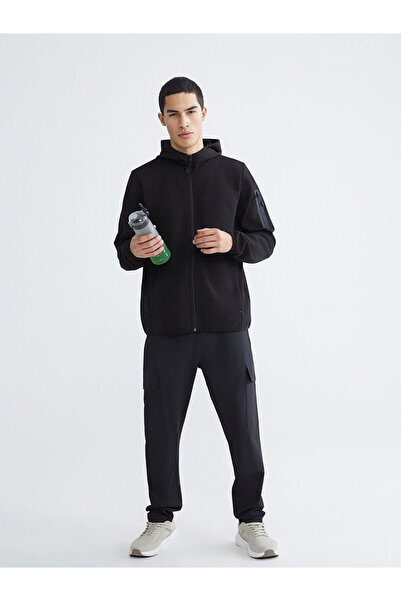 LC Waikiki ΠΡΟΣΦΟΡΕΣ ΤΗΣ ΣΕΖΟΝΗΣ RMZ GİYİM Μαύρο ανδρικό παντελόνι φόρμας τύπ...