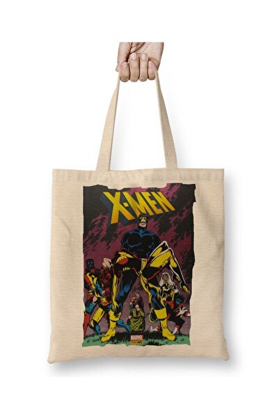 Toyaso Xmen Fenix Negra White Tote Bag Long Handle Shopping Bag Beach Bag