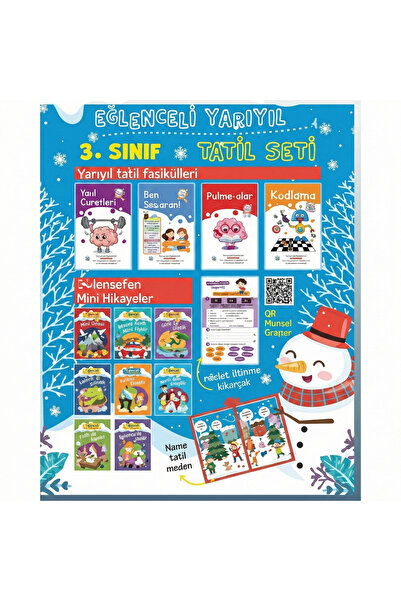 Fenomen Yayıncılık Fenomen Çocuk 3. Sınıf Yarıyıl Tatil Kitabı