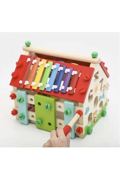 KRUZZEL Educational Wooden House