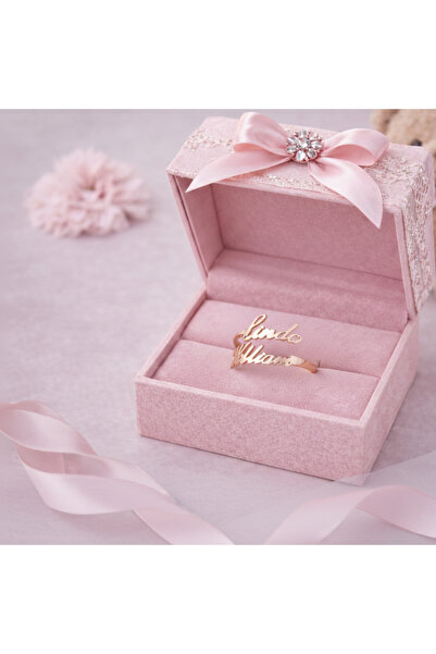 Soleildor Çift İsimli Gümüş Yüzük