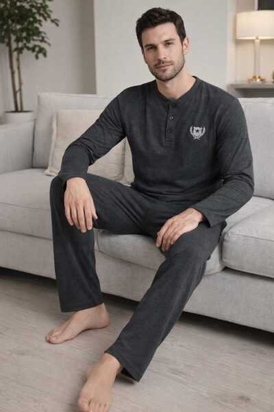 Tenra Men's Pajama Set 100% Cotton
