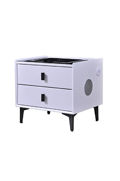 Promagg Noptieră smart multifuncțională cu iluminare LED tactilă, 3 culori de...