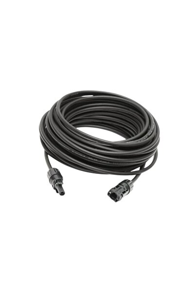 OEM 4mm solar conductor for photovoltaic panels, connector included, black co...