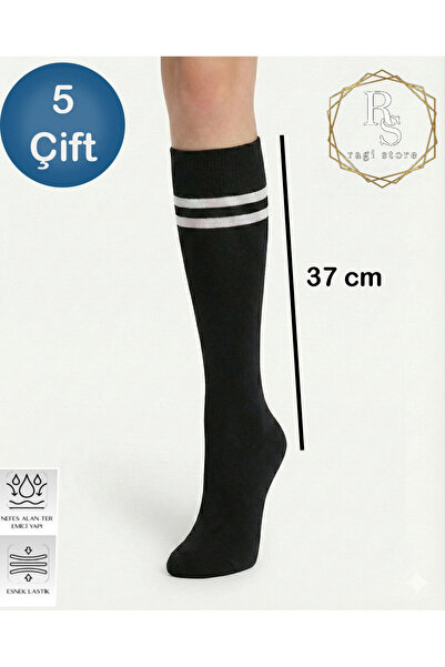 ragistore 5-Piece Striped Knee Socks