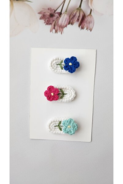 Baby El örgüsü az saçlı bebek toka seti antialerjik