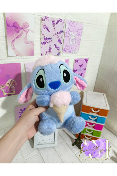 Takara Tomy دمية ستيتش القطيفة مع الآيس كريم، لعبة مستوردة ناعمة من القطيفة 3...