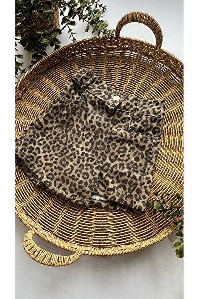 Tati Lovmi Baby LEOPAR DESEN ŞORT ETEK