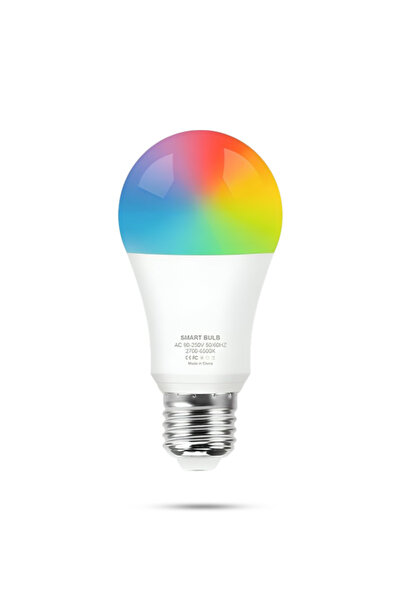 TUYA مصباح LED ذكي يعمل بالواي فاي 💡   مصباح متغير الألوان RGBCW مع التحكم ا...