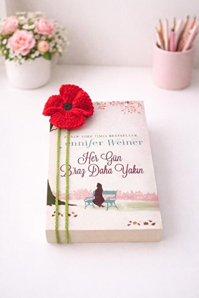 one depot only for quality life Örgü Amigurumi Gelincik Çiçeği ,Kitap Ayracı,...