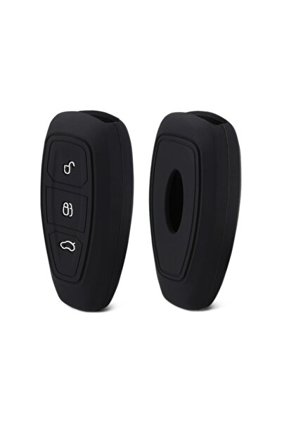 TOMRİSTORE Ford Focus Mondeo Fiesta Kuga Compatible Auto Key Case Black