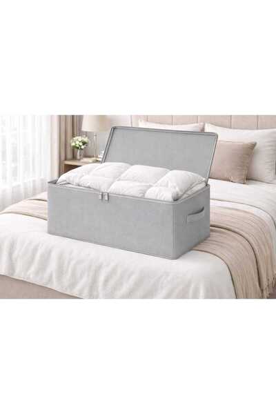 she berrak 2 ADET ANTRASİT Maxi Büyük Boy Yastık, Yorgan , Döşek Hurcu 100 cm*50cm*50 cm